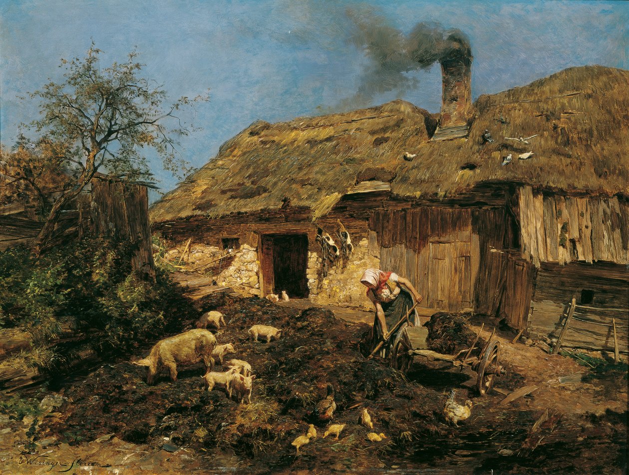 Werk op de boerderij door Olga Wisinger Florian