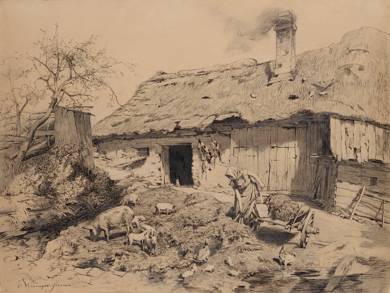 Werk op de Boerderij door Olga Wisinger Florian