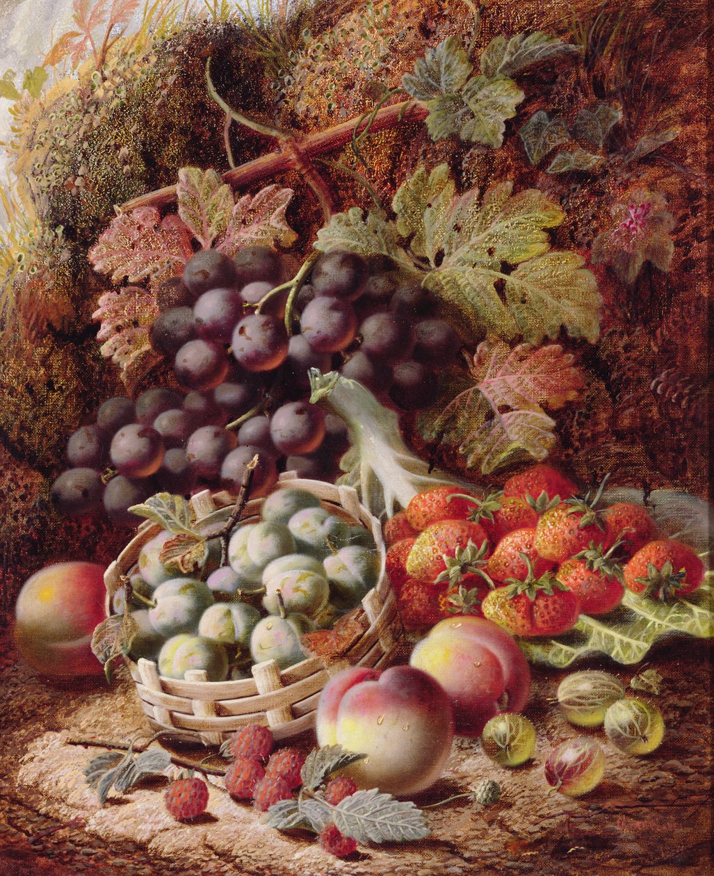 Stilleven met fruit II door Oliver Clare