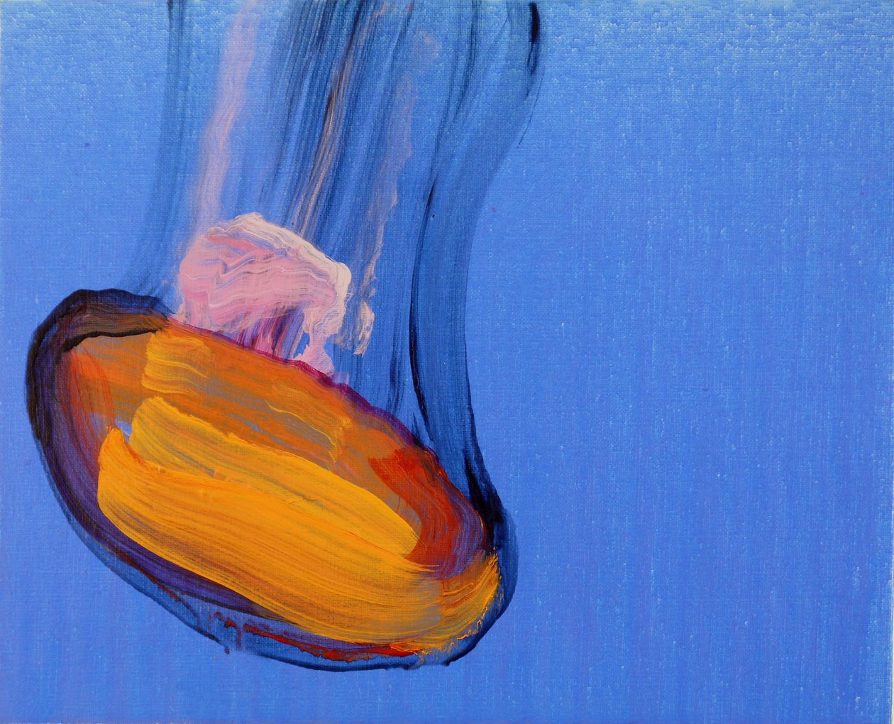 Méduses 10, 2013 (acryl op doek) door Olivier Morel