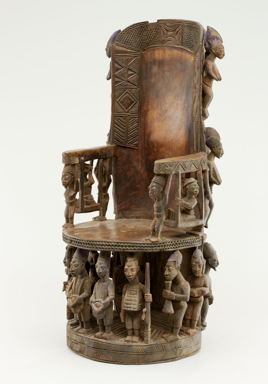 Troon van de stamhoofden, Yoruba Cultuur door Olowe of Ise Olowe of Ise