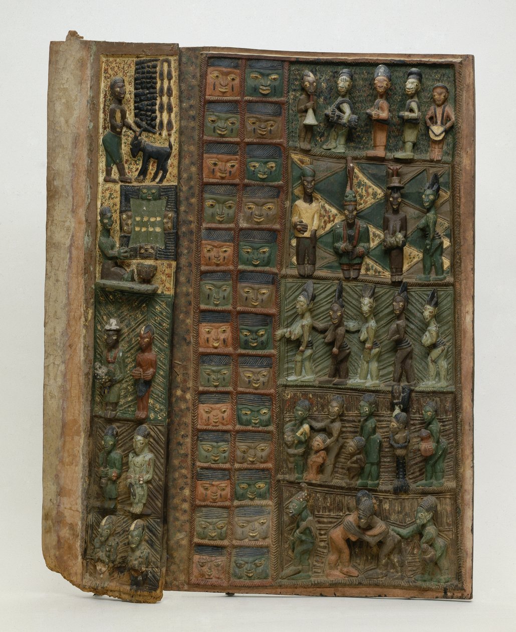 Paleisdeur, ca. 1920 door Olowe of Ise Olowe of Ise