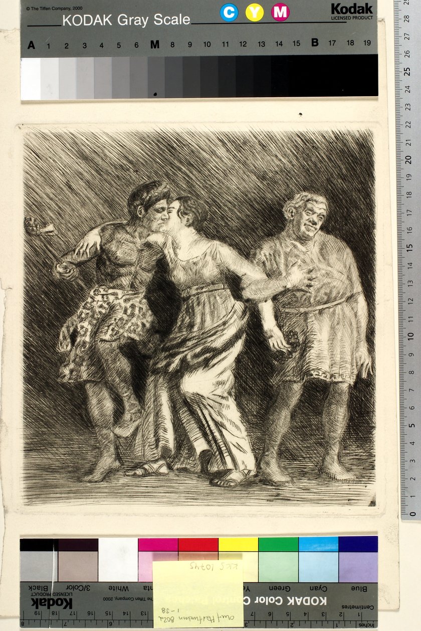 Bacchanten door Oluf Hartmann