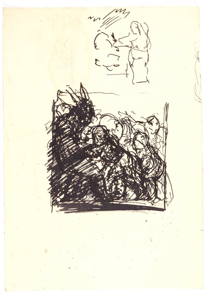 Compositiestudie door Oluf Hartmann