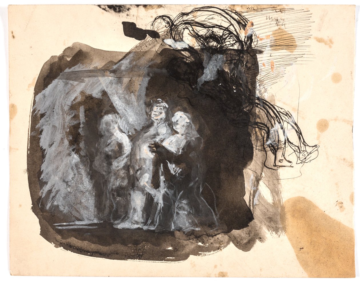 Studie voor "Diogenes" door Oluf Hartmann