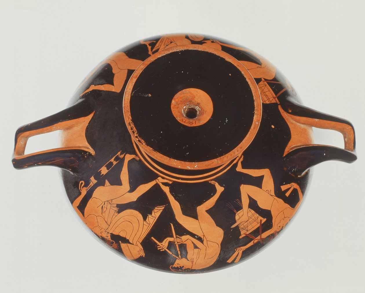 Attische roodfigurige kylix, 500-450 v.Chr. door Onesimos Painter