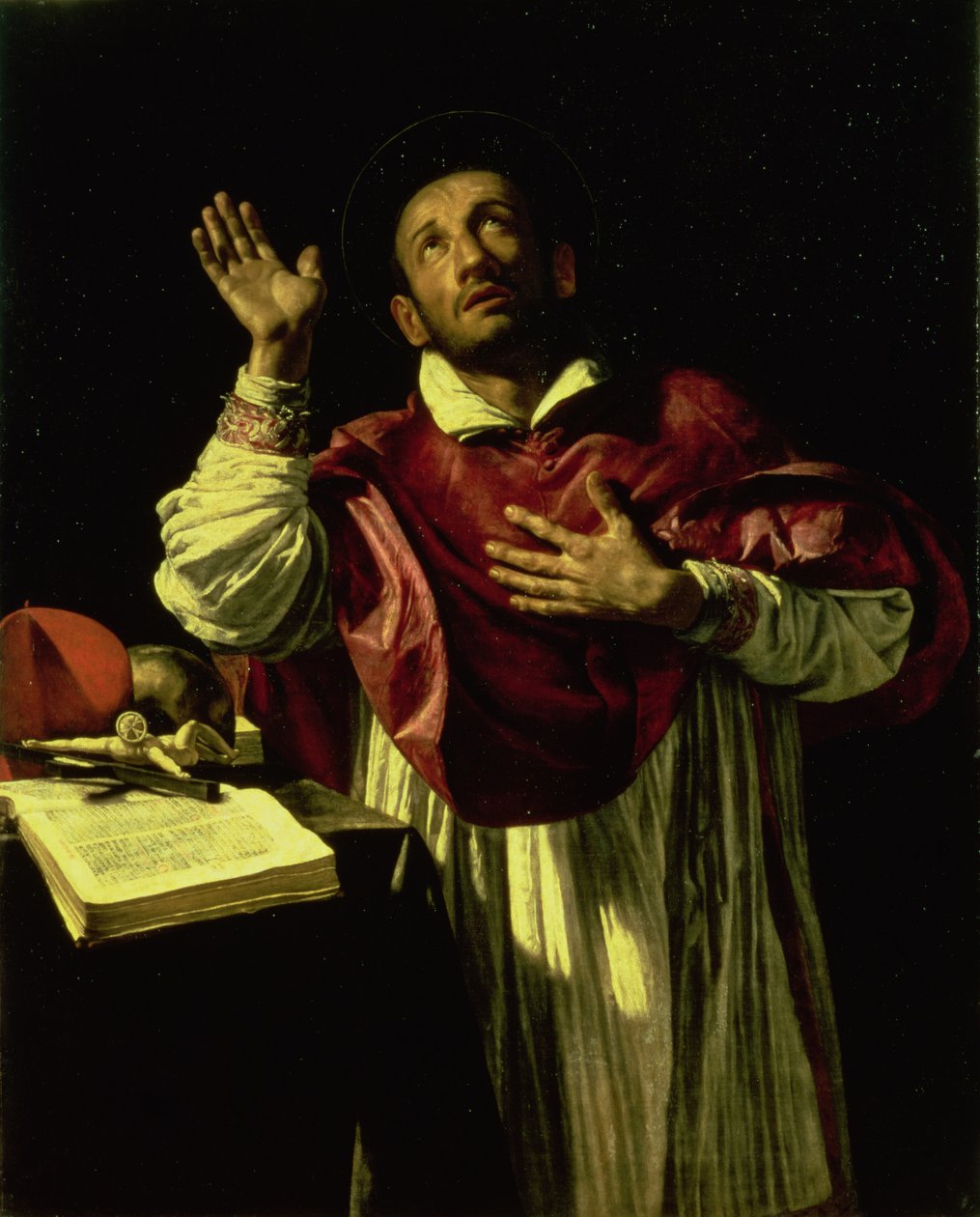 St. Carlo Borromeo, c.1610 door Orazio Borgianni