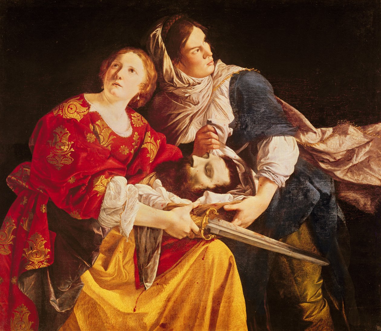 Judith met het hoofd van Holofernes door Orazio Gentileschi