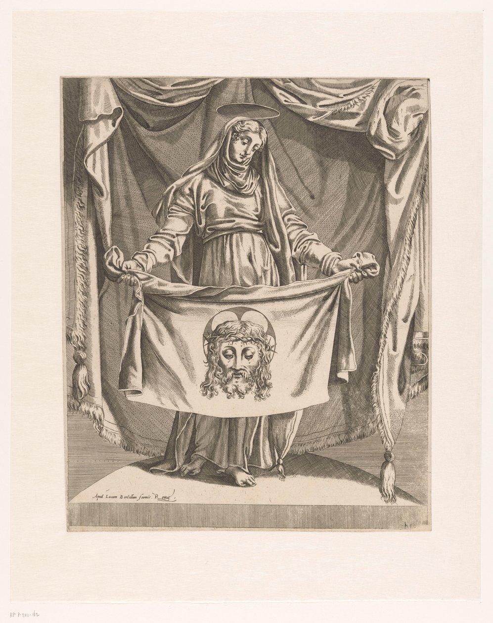 Veronica met zweetdoek door Orazio de Santis (attributed to)