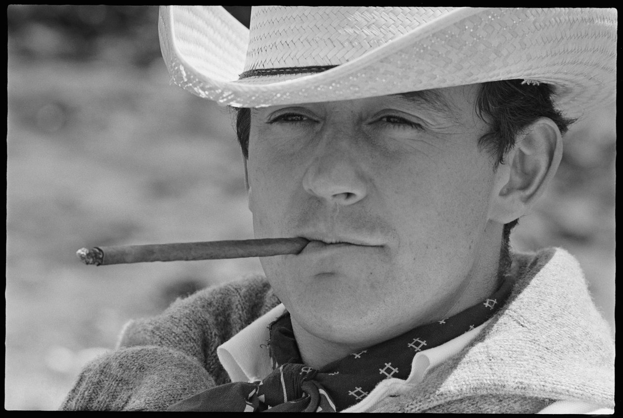 Louis Malle op de set van 