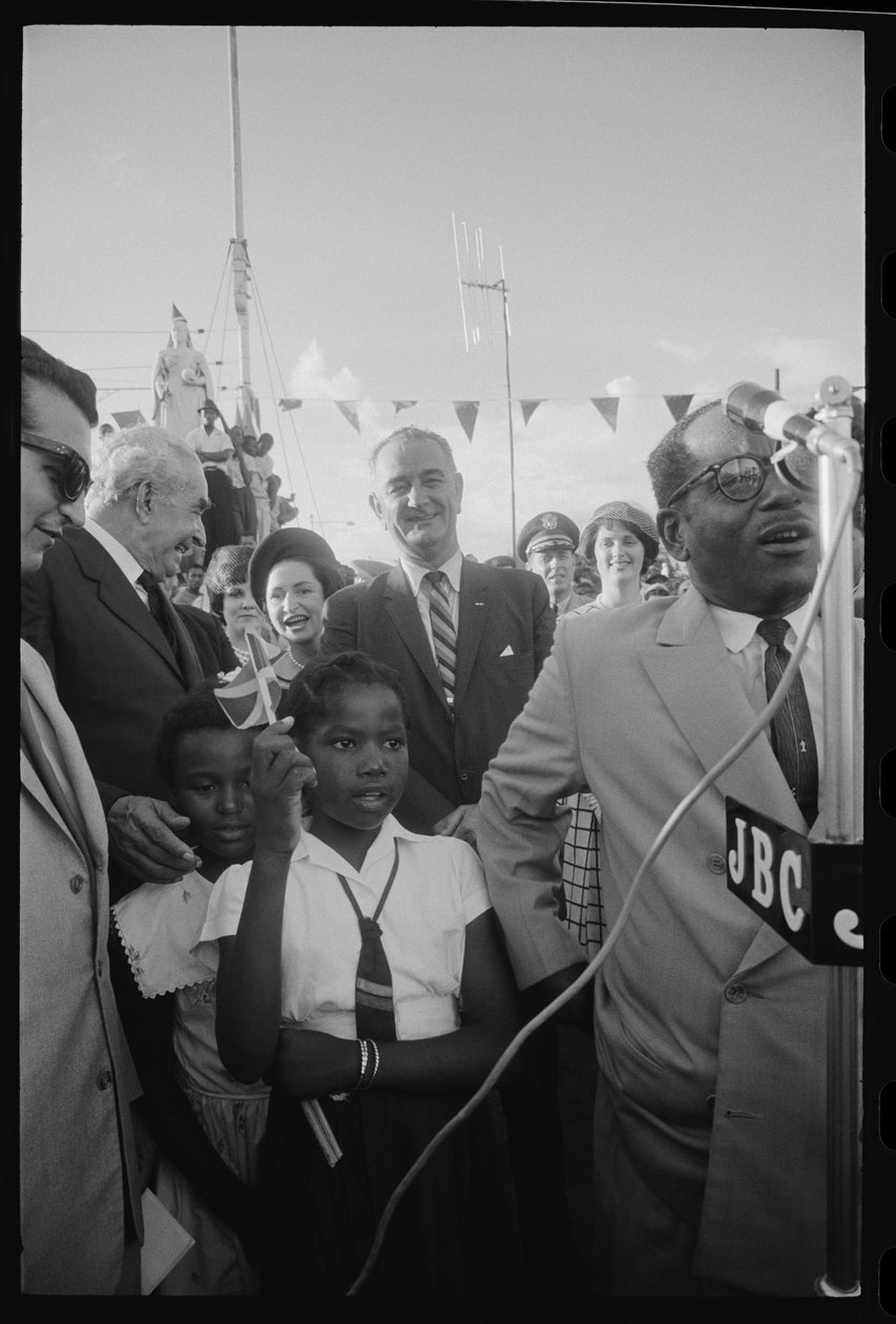 Lyndon B. Johnson in Jamaica door Orlando Suero