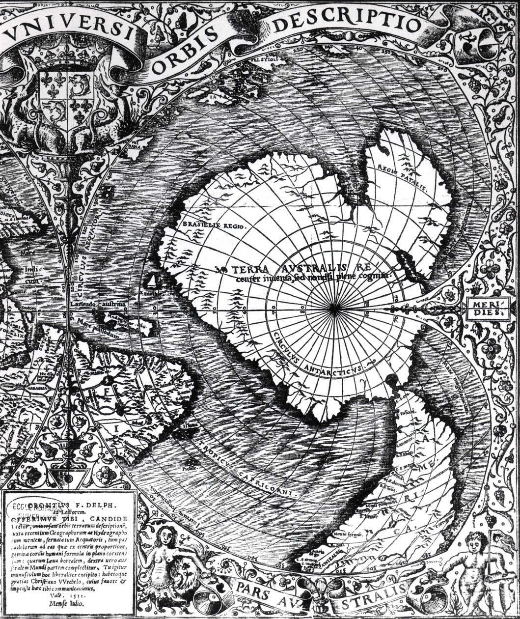 De Zuidpool, detail van de 
