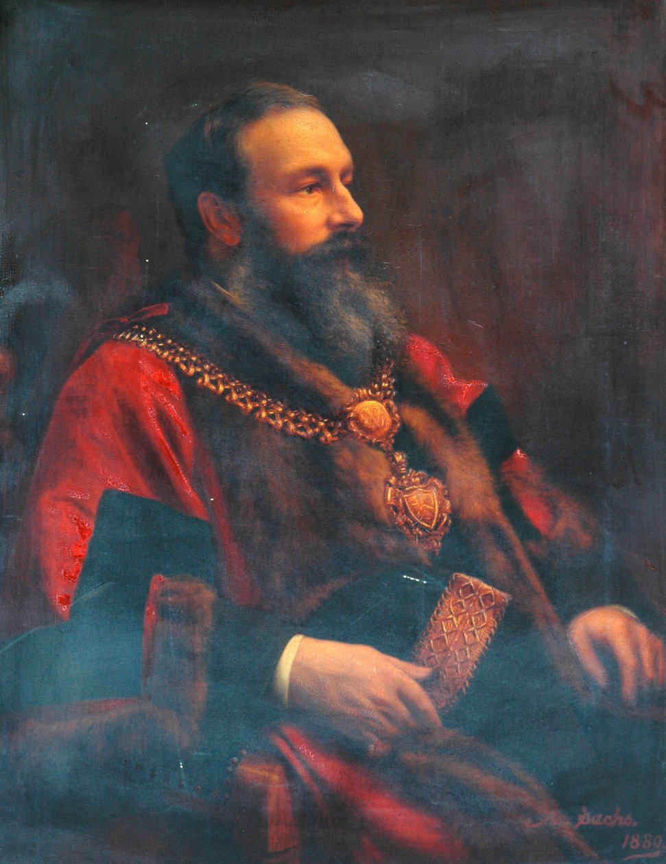 Sir Angus Holden door Oscar Albert Leopold Sachs
