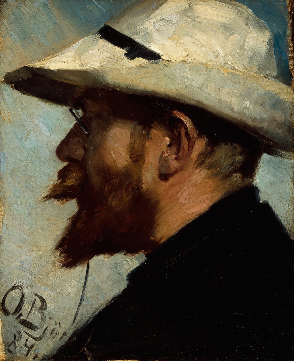 P.S. Krøyer door Oscar Gustaf Bjorck