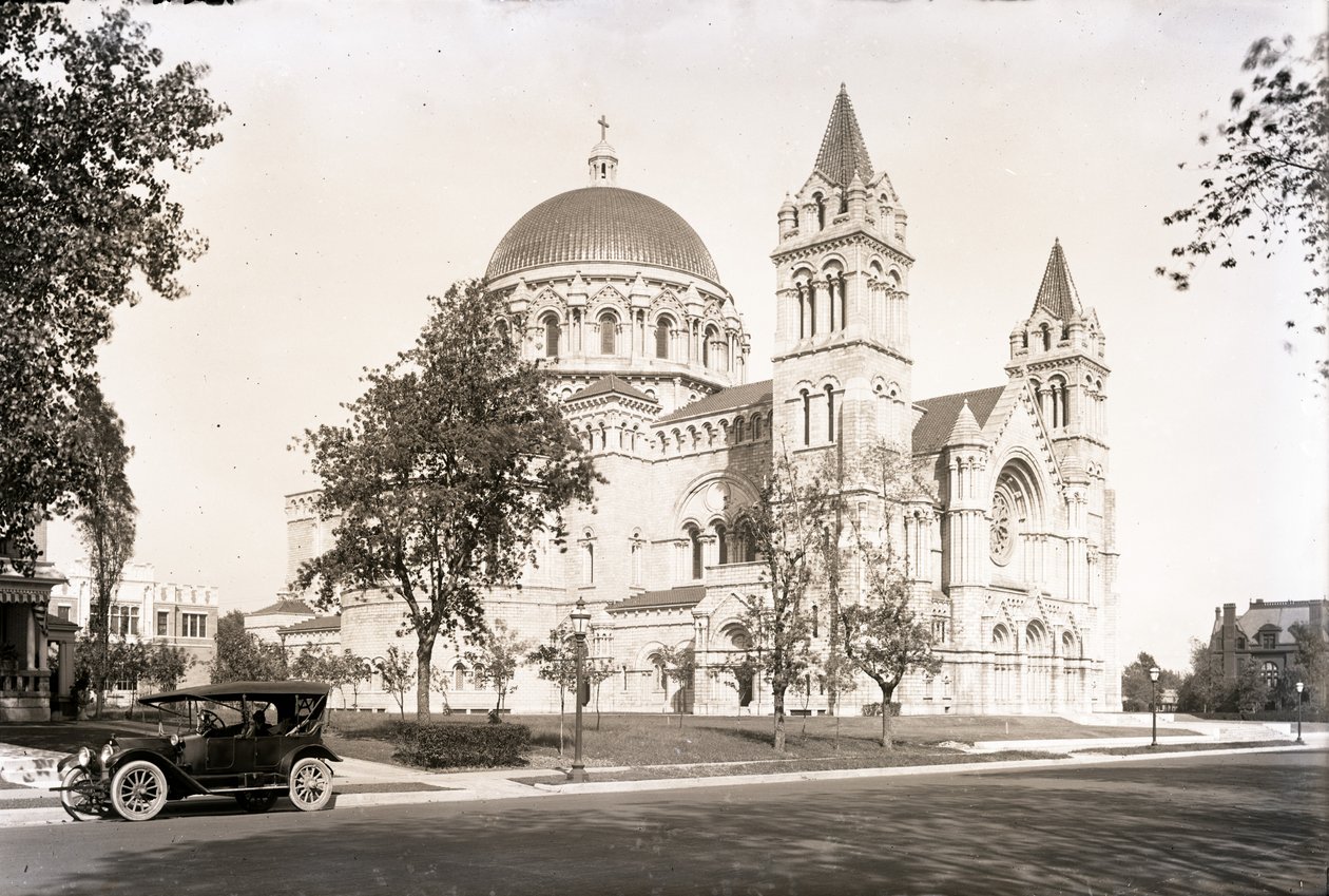 Nieuwe St. Louis Kathedraal Basiliek door Oscar C. Kuehn