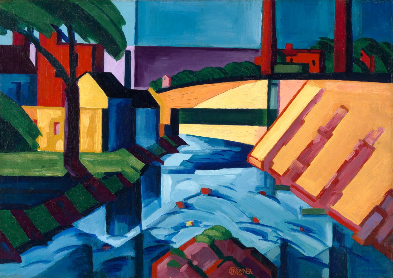 Avondtonen, 1911-1917 door Oscar Bluemner