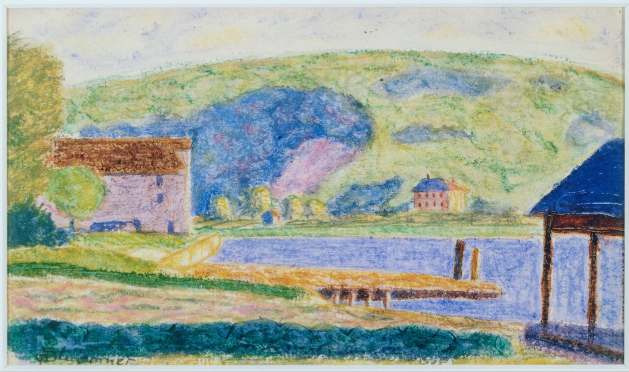 Cold Spring Harbor door Oscar Florianus Bluemner