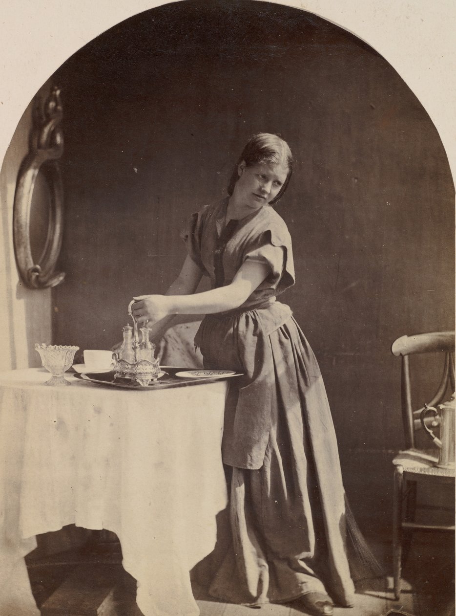 Engelse Mode bij het Ontbijt, ca. 1860 door Oscar Gustav Rejlander