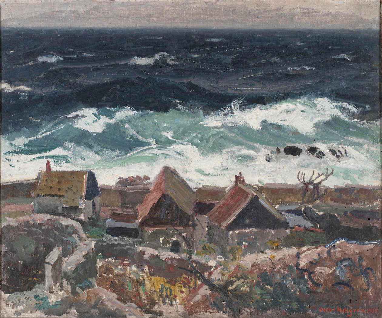 De Zee Bij Christiansø door Oscar Hullgren