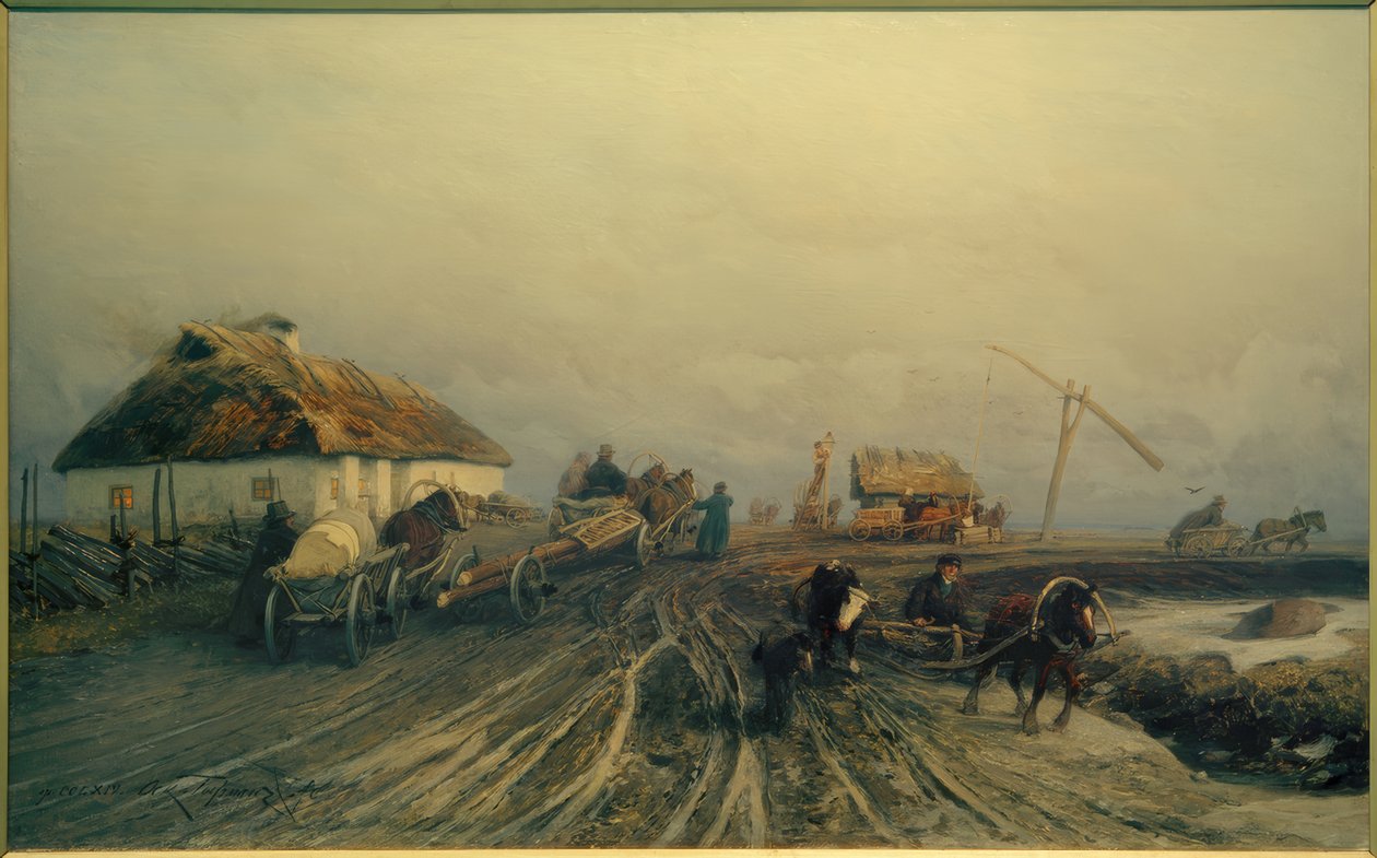 O.Hoffmann, Vroege Lente in Estland door Oskar Hoffmann