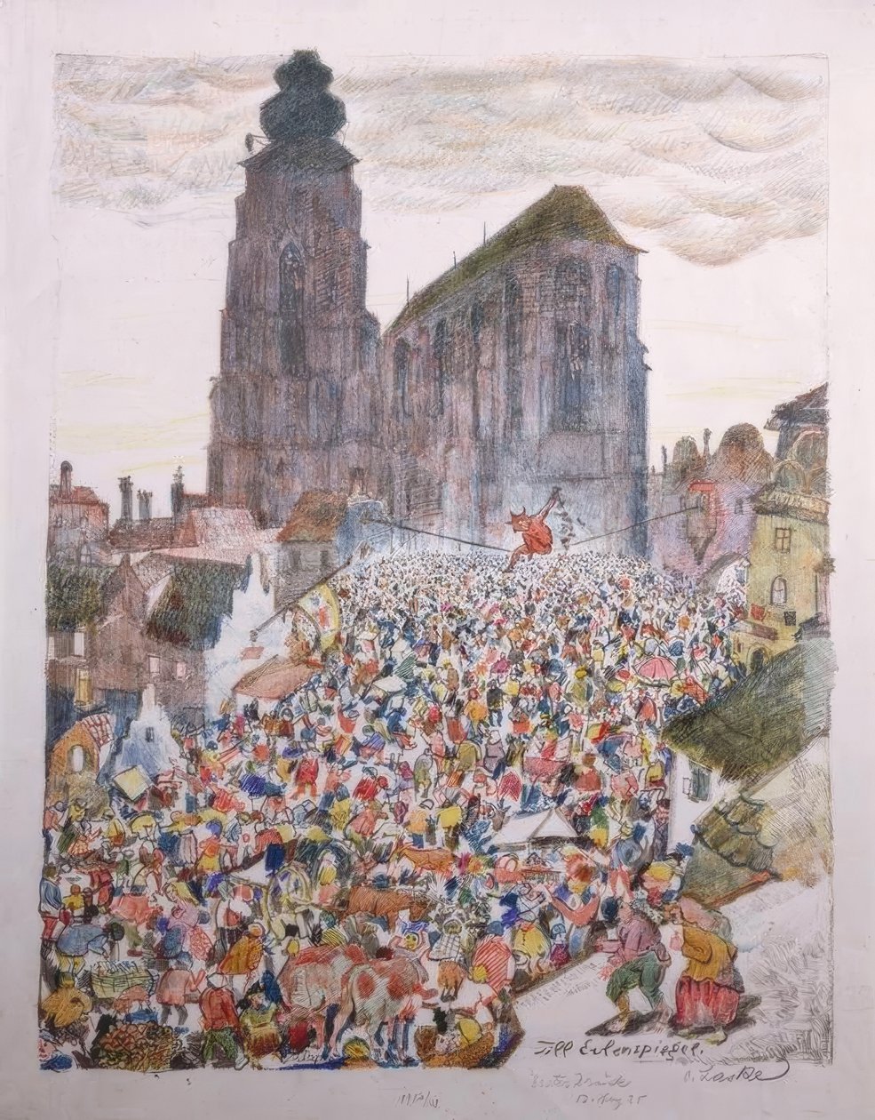 Eulenspiegel door Oskar Laske