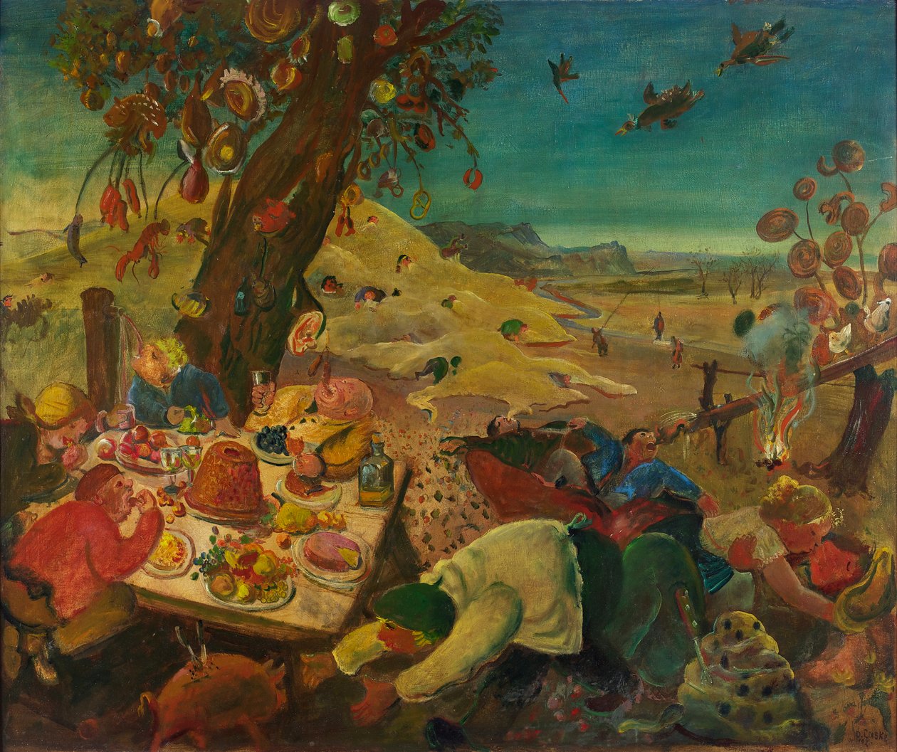 Luilekkerland door Oskar Laske
