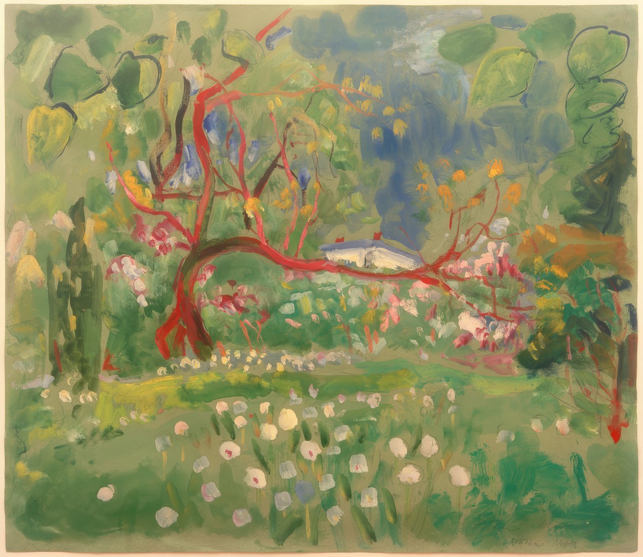 Lente in het Reuzengebergte door Oskar Moll