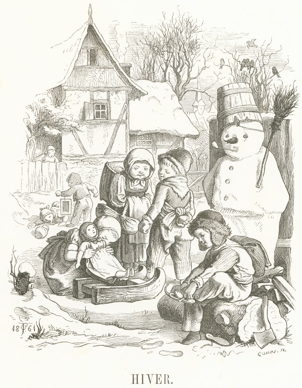 H: Winter door Oskar Pletsch