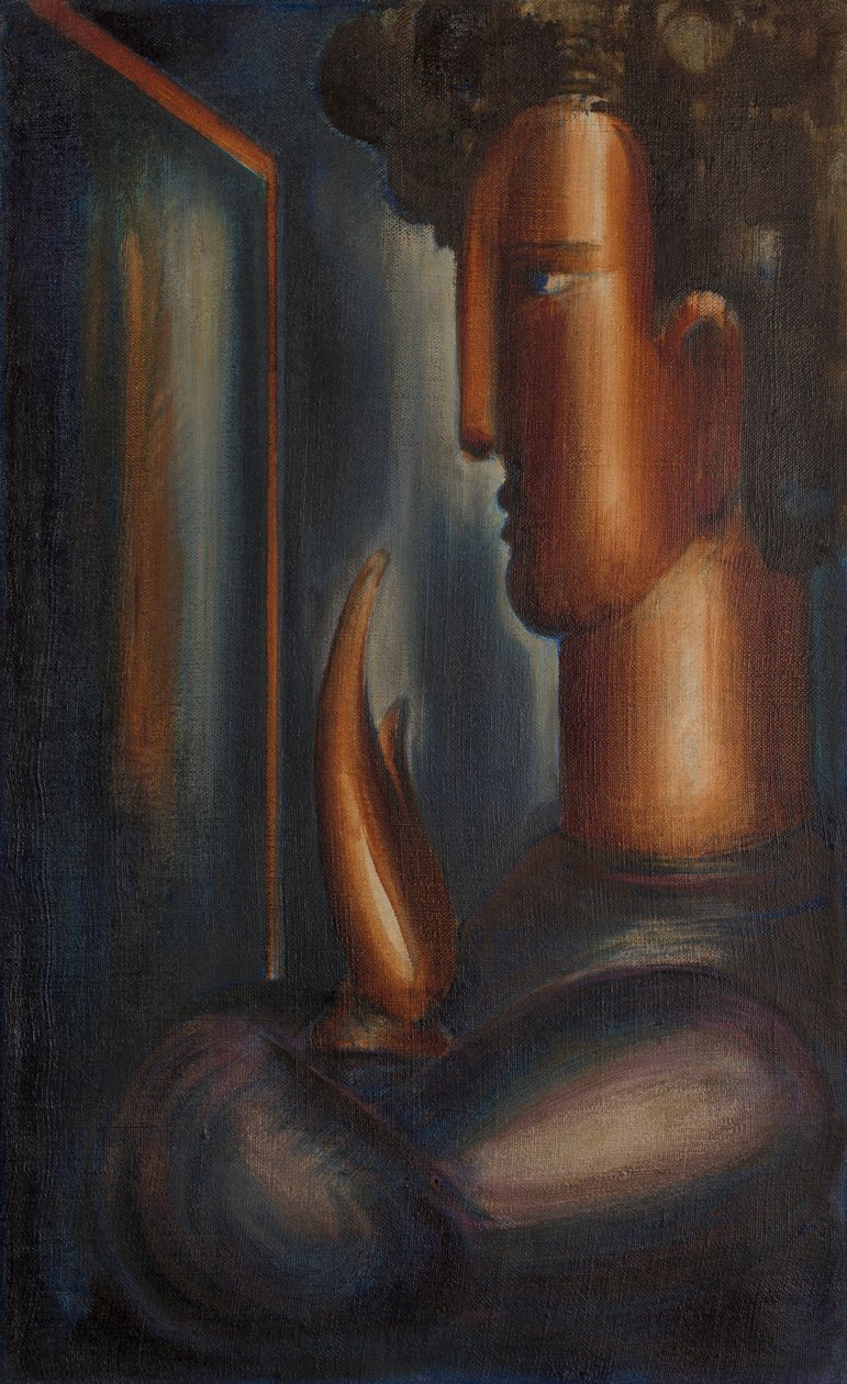 Voor de Spiegel door Oskar Schlemmer