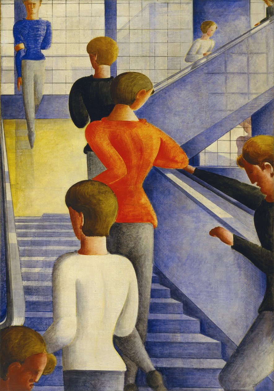 De trap van het Bauhaus door Oskar Schlemmer