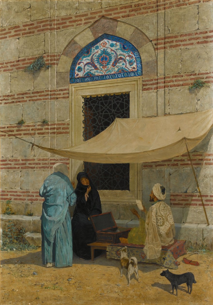 Arzuhalci, openbare schrijver door Osman Hamdi Bey