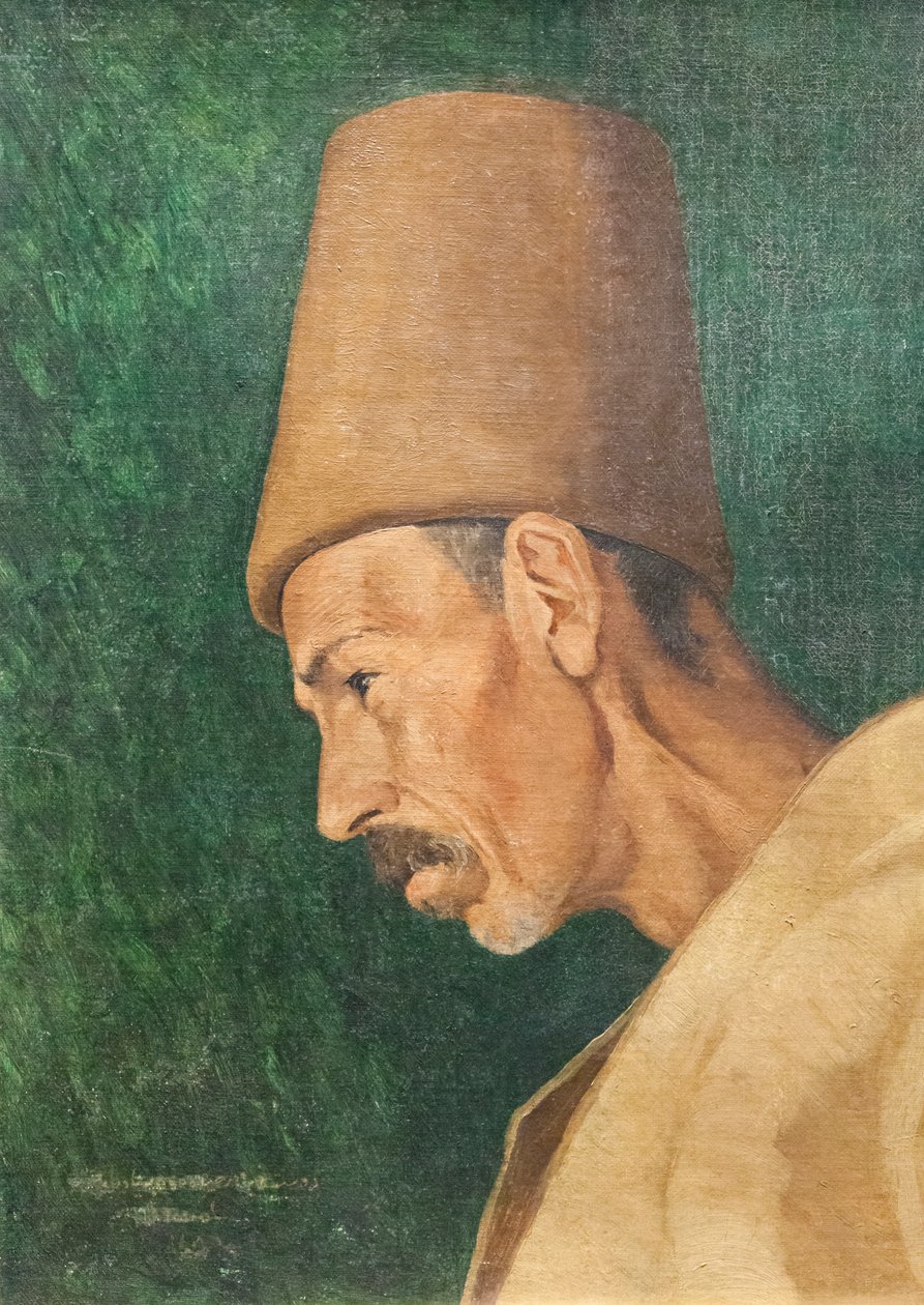 Kökenoglu Riza Efendi door Osman Hamdi Bey