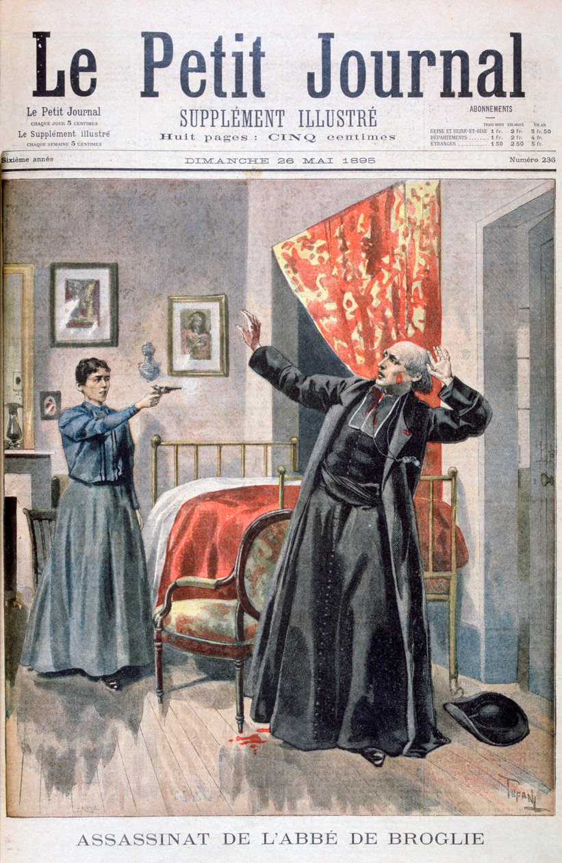 Moord op de Abbé de Broglie door Oswaldo Tofani