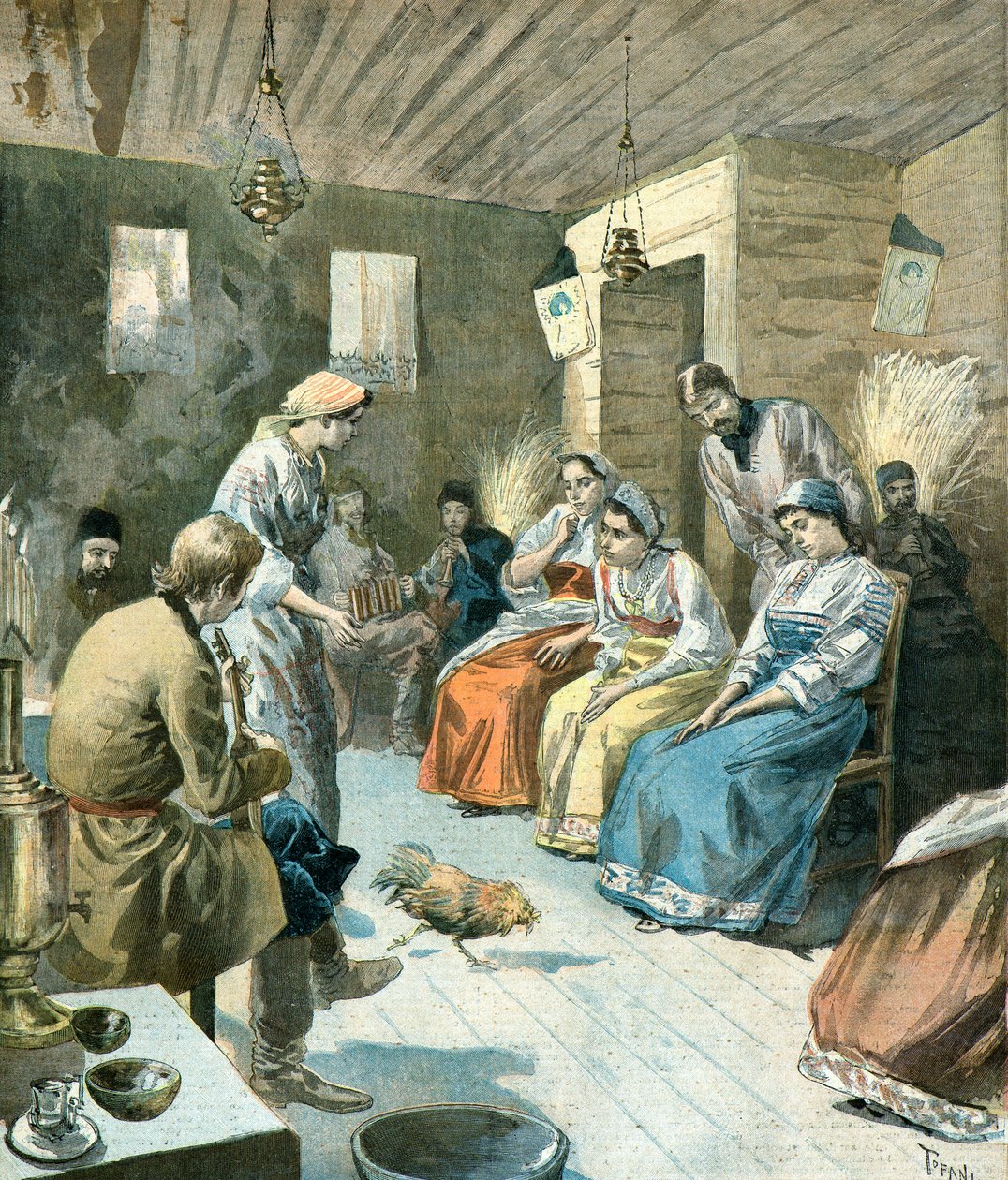 Kerstmis in Rusland door Oswaldo Tofani