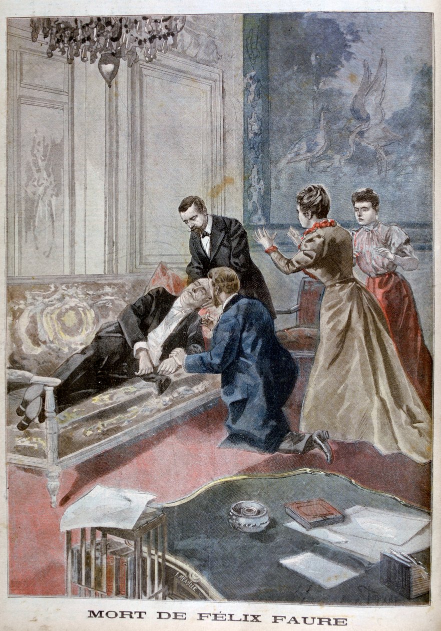 De dood van Felix Faure, 1899 door Oswaldo Tofani