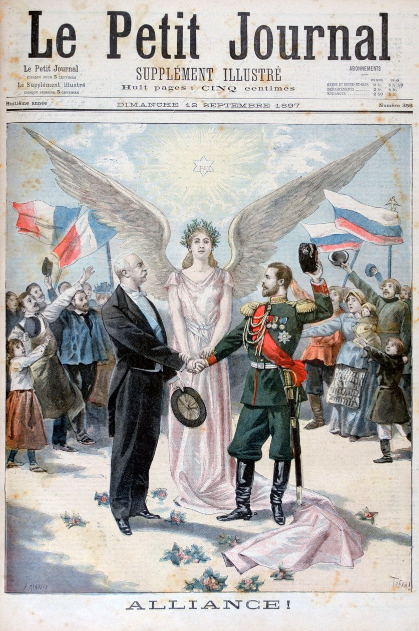 De Frans-Russische Alliantie, 1897 door Oswaldo Tofani