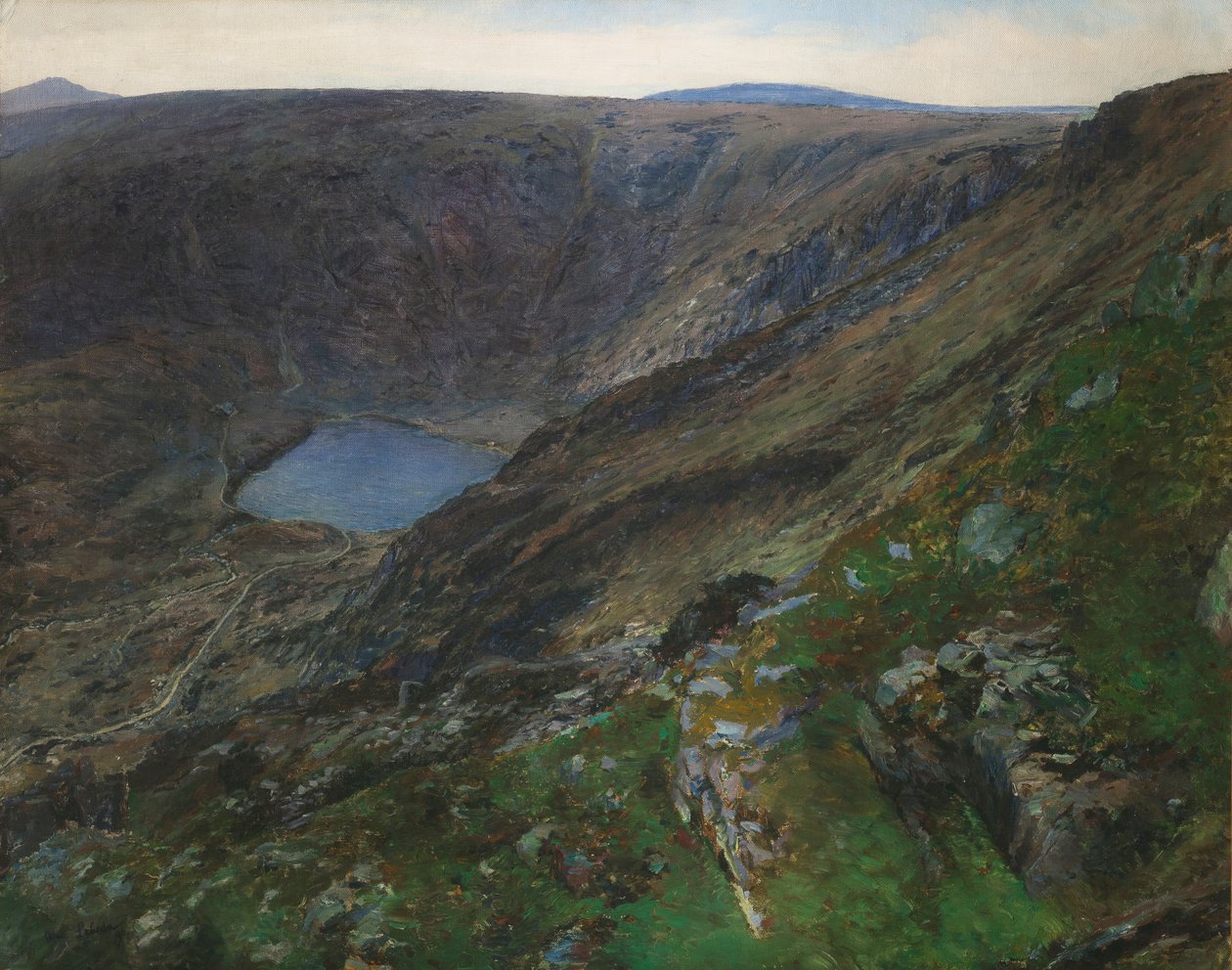 Bergmeer in het Reuzengebergte door Otakar Lebeda