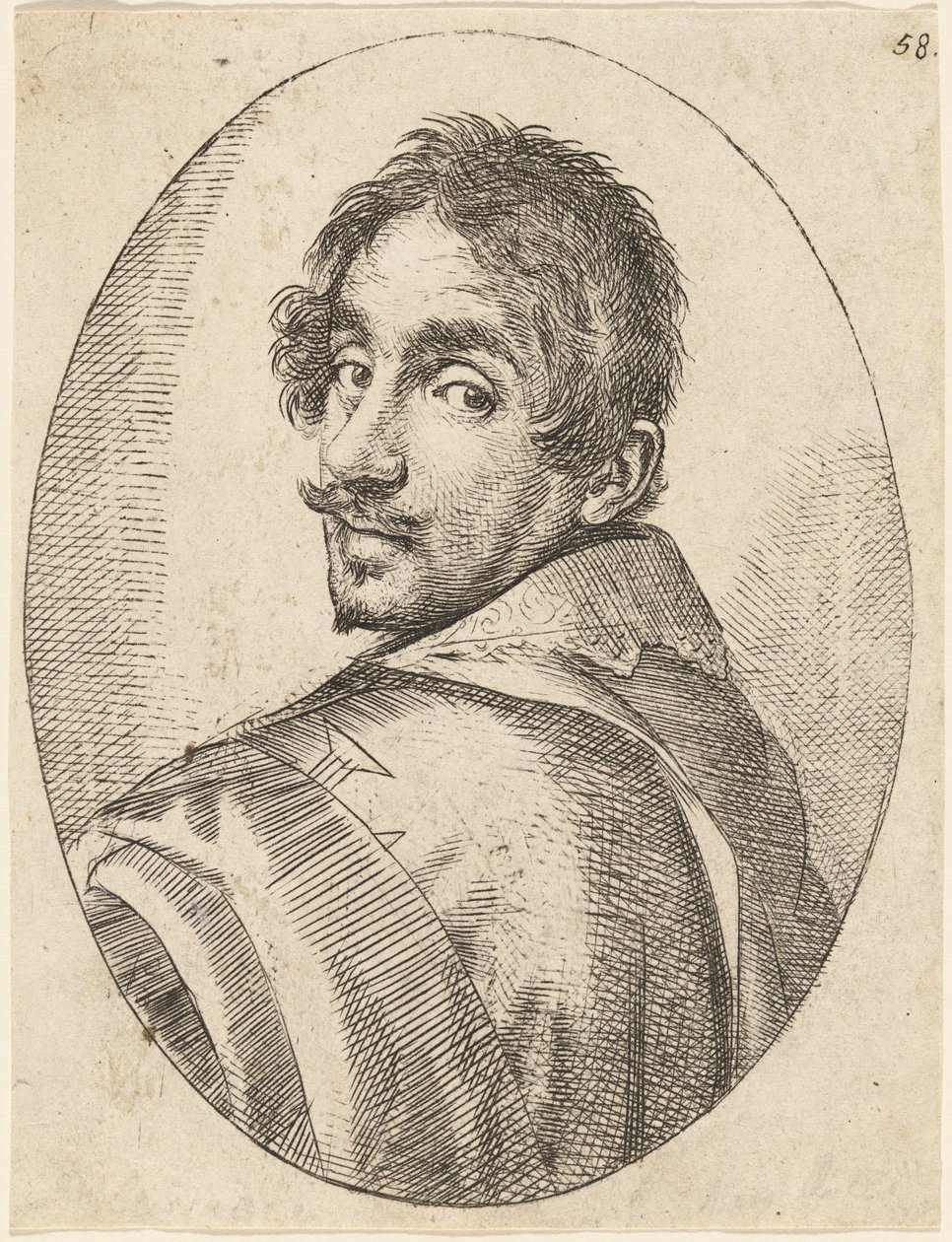 Zelfportret door Ottavio Leoni