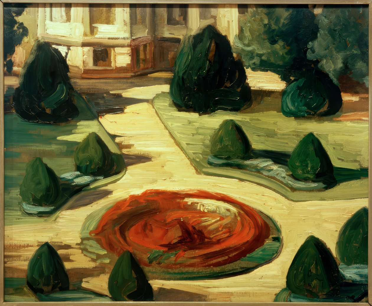 Studie uit de Städelgarten door Ottilie Roederstein