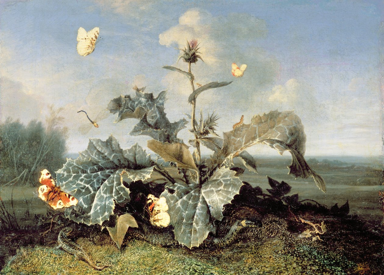 De Klisstruik door Otto Marseus  van Schrieck