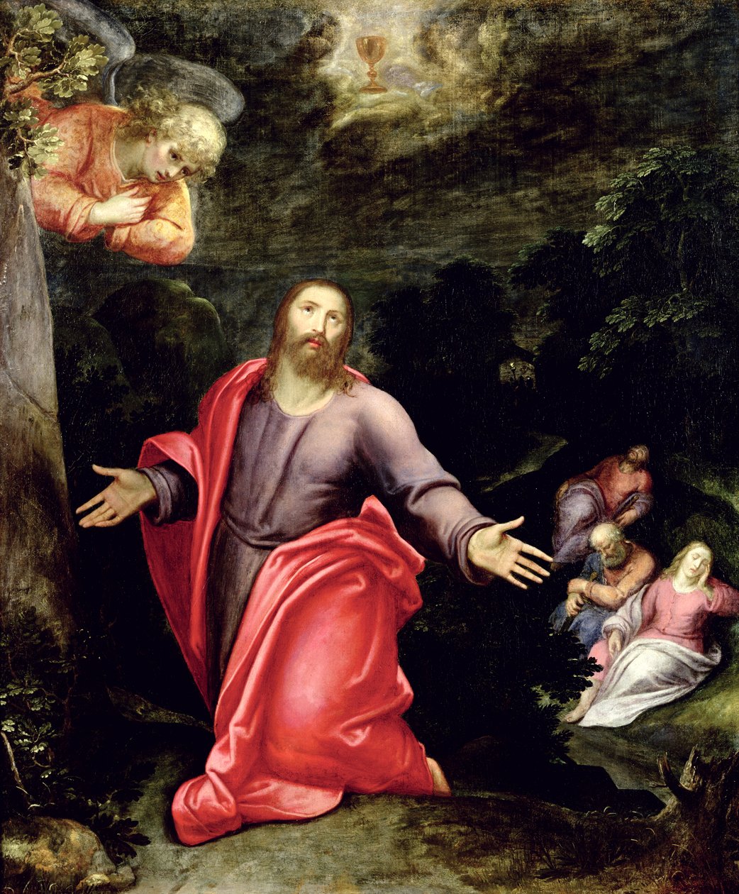Jezus in de Tuin van Olijven, c.1590-95 door Otto van Veen