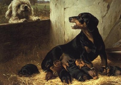 De ongewenste bezoeker door Otto Bache