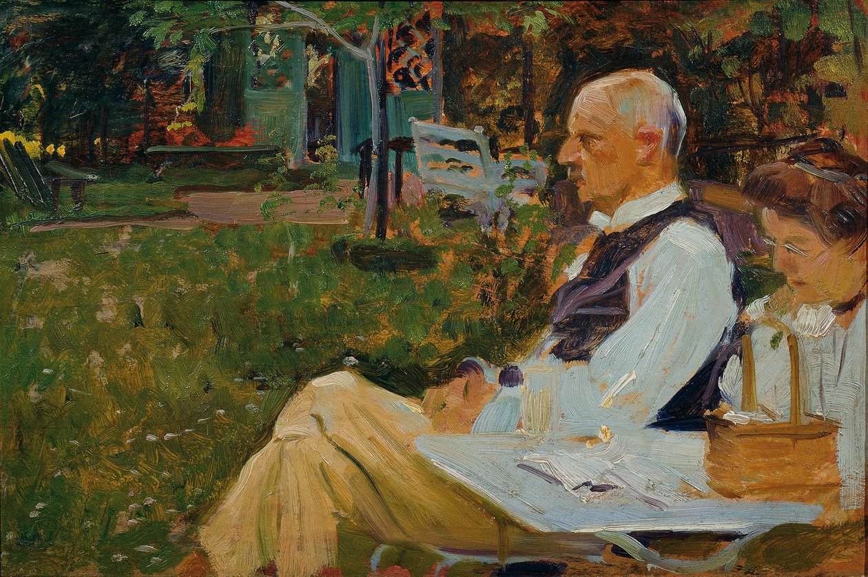 Heinrich (?) Triesch en zijn vrouw door Otto Friedrich