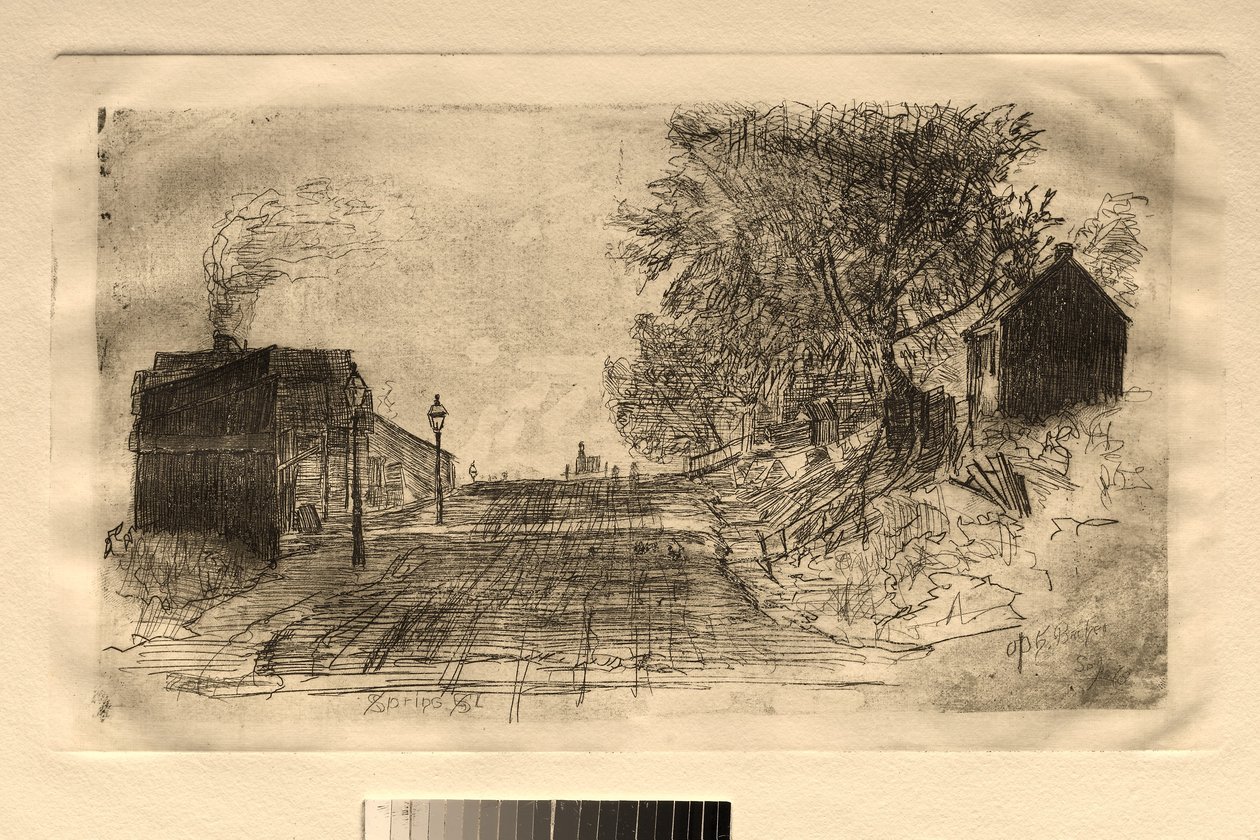 Spring Street, september 1878 door Otto H. Bacher