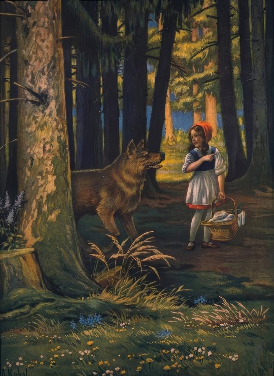 Roodkapje door Otto Kubel