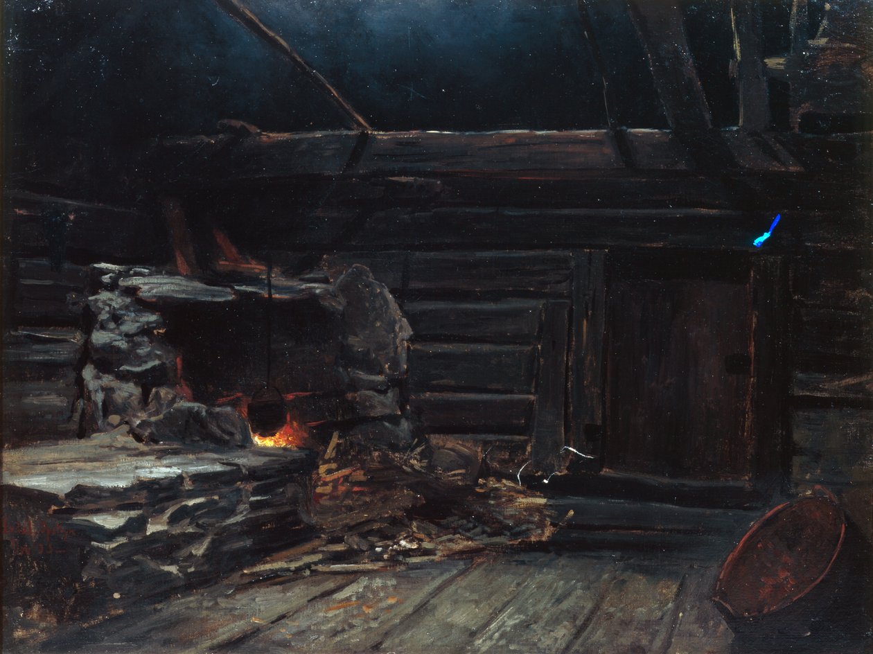 Røkovnstue, Oppstryn door Otto Ludvig Sinding