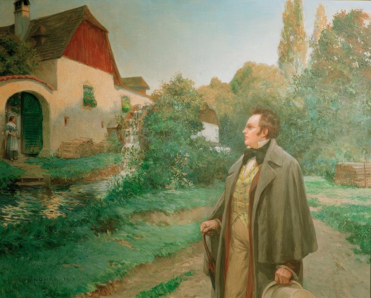 Het wandelen door Otto Robert Nowak