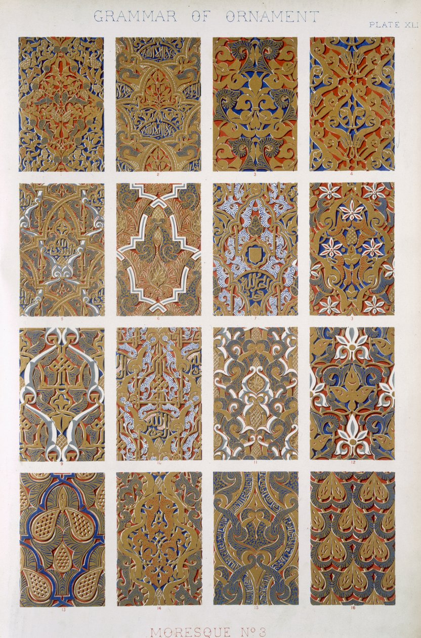 Moresque nr. 3, plaat XLI, uit 