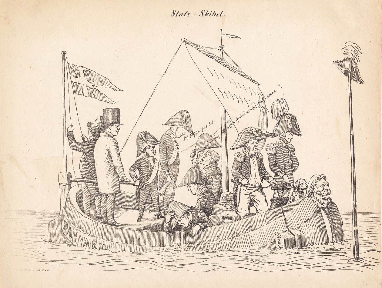 Het staatschip door P.C. Skovgaard