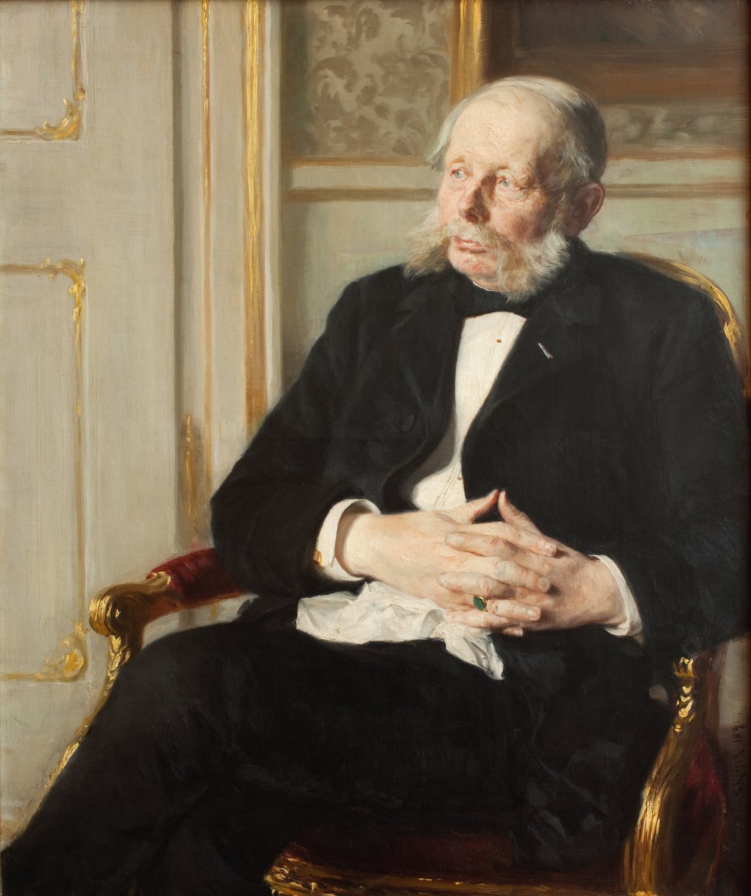 Baron Otto Ditlev Rosenørn-Lehn door Peder Severin Krøyer